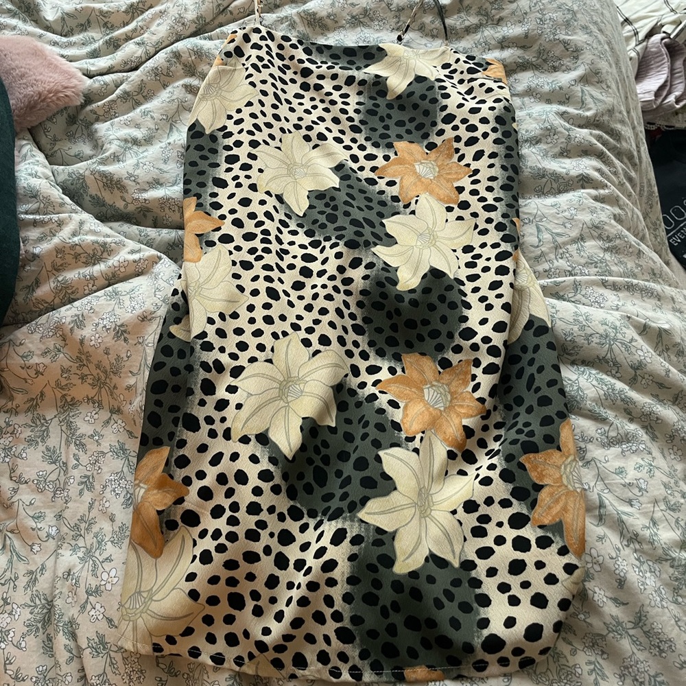 floral mini dress